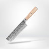 DeGrandisCuisine couteau de cuisine Couteau de cuisine Japonais Nakiri<br> Lame en acier damas forgé