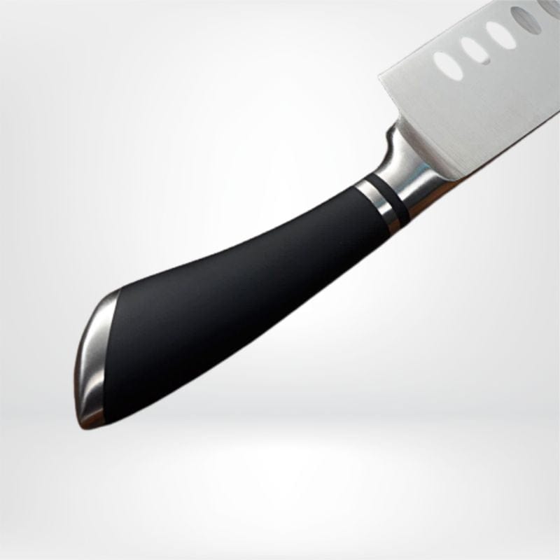 DeGrandisCuisine couteau de cuisine Couteau de cuisine Japonais Santoku Sowoll<br> Lame en acier inoxydable