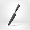 DeGrandisCuisine couteau de cuisine Couteau de chef en acier inoxydable<br> Effet damas
