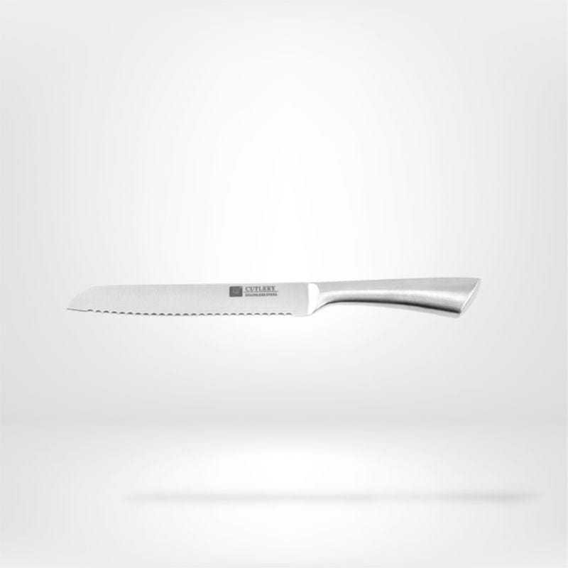Couteau de Cuisine en Acier Inox-Couperet avec Manche Durable et